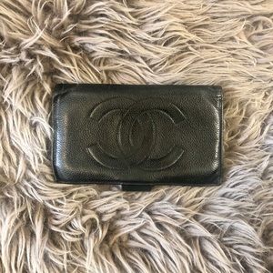 Authentic Chanel Caviar wallet
